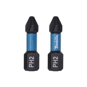 Set 2 Puntas Impact Black PH2 25 mm B-63616 Makita - Imagen 1