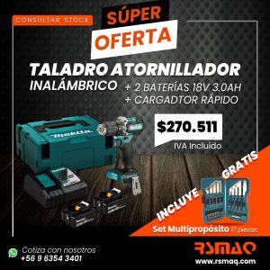 Taladro Atornillador Inalámbrico - Imagen 1